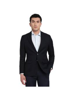 Raymond - Contemporary Fit Solid Dark Black Blazer