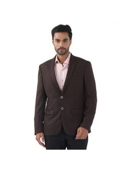 Raymond - Dark Brown Wool Blend Contemporary Fit Blazer
