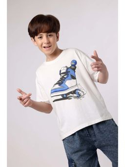 Wakai - Boys Graphic Printed Round Neck T-Shirt