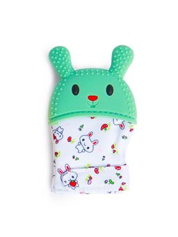 Baby Moo - Rabbits Eat Carrots Green Teething Mitten