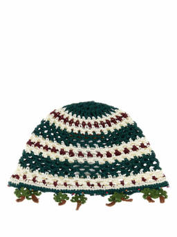 Alanui - Green Crochet Beanie