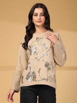 Mafadeny - Sequin Embellished Sweater