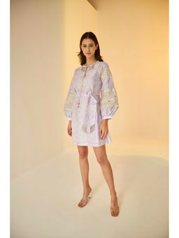 BETRUE - Shibori Short And Flare Dress (Set of 2)