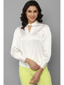 Allen Solly - Women White Solid Casual Top