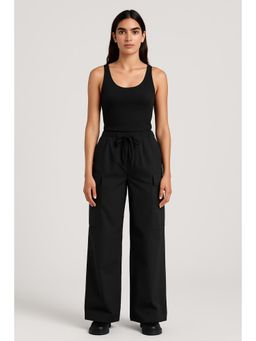 Cider - Cargo Knotted Pocket Wide Leg Trousers