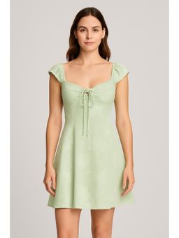 Cider - Floral Jacquard Mini Dress