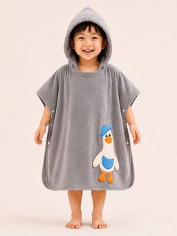 The Gharnish - Premium Hooded Bath Poncho Bathrobe