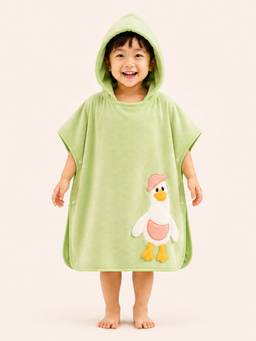 The Gharnish - Premium Hooded Bath Poncho Bathrobe