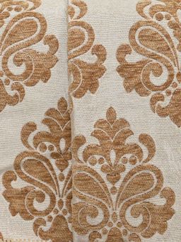 Saral Home - Chenille 2 Seater Throw (Gold, 140 x 160 cm)