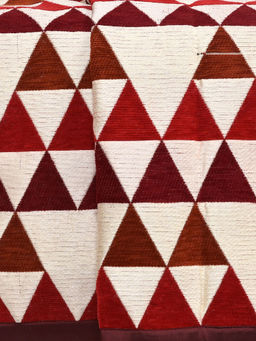 Saral Home - Chenille 2 Seater Throw (Red, 140 x 160 cm)