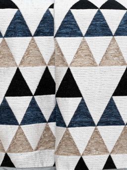 Saral Home - Chenille 3 Seater Throw (Multi Color, 140 x 210 cm)