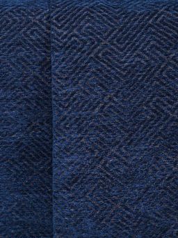 Saral Home - Chenille 1 Seater Throw Set of 2 (Blue, 140 x 125 cm)