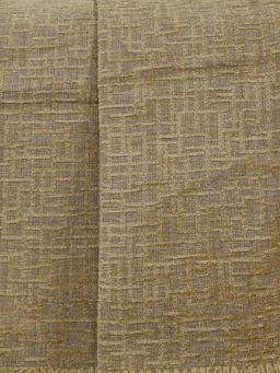 Saral Home - Chenille 1 Seater Throw Set of 2 (Gold, 140 x 125 cm)