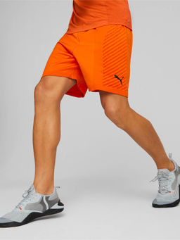 Puma - Train Formknit Seamless 7 Inch Mens Orange Shorts