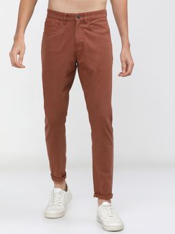 HIGHLANDER - Men Rust Solid Trouser