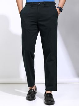 HIGHLANDER - Men Cotton Solid Trouser