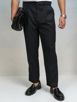 HIGHLANDER - Men Solid Mid Rise Solid Regular Trouser