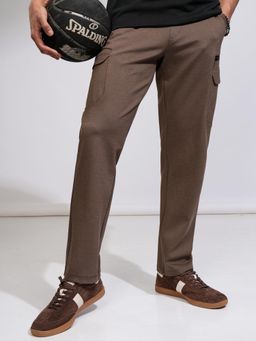 HIGHLANDER - Men Relaxed Fit Cut Sew Cargo Pocket Knitted Trackpant