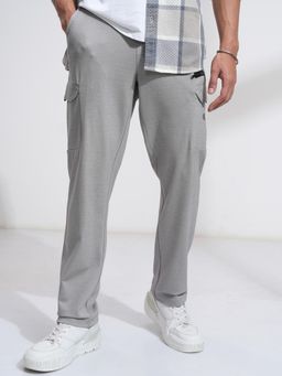 HIGHLANDER - Men Relaxed Fit Cut Sew Cargo Pocket Knitted Trackpant
