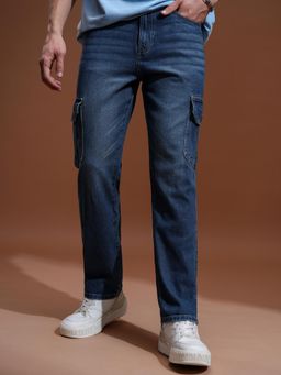 HIGHLANDER - Men Straight Fit Light Fade Jeans