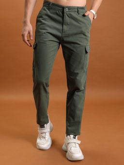 HIGHLANDER - Men Solid Cargo Pant