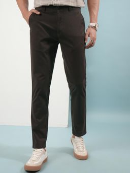 HIGHLANDER - Men Soft Feel Twill Solid Trouser