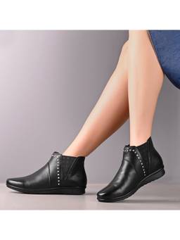 Valentino - Women Premium Leather Chelsea Boots