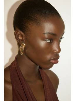 H&M - Women Gold Statement Earrings
