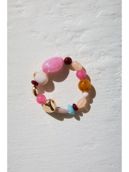 H&M - Women Pink Beaded Bracelet