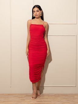 RSVP by Nykaa Fashion - Red Blazing Hot Like The Summer Sun Dress
