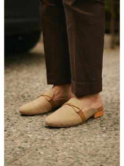 Coral Haze - Beige Hector Mules