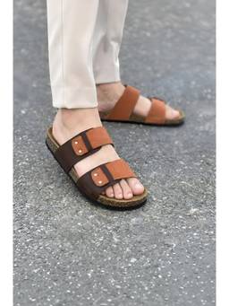 Coral Haze - Brown Isack Sandals