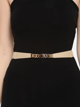 Twenty Dresses by Nykaa Fashion - Beige Working On My Style Belt