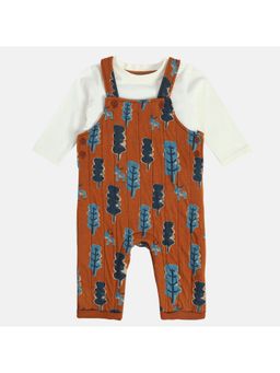 MINI KLUB - Boys Multi-Color Dungaree Set