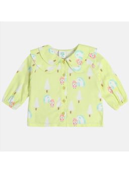 MINI KLUB - Girls Multi-Color Woven Top