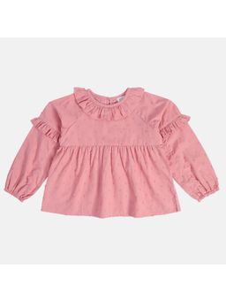 MINI KLUB - Girls Pink Woven Top