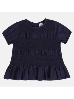 MINI KLUB - Girls Dark Blue Woven Top