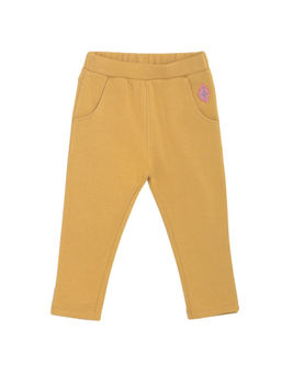 MINI KLUB - Girls Yellow Knit Trousers