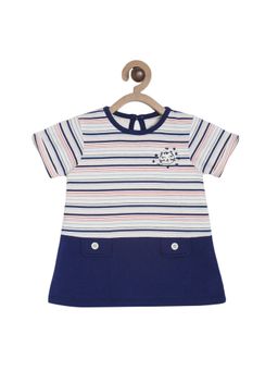 MINI KLUB - Girls Navy Blue Top and Knit Bottom