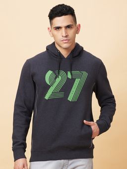 Being Human - Mens Grey Graphic Hoodie