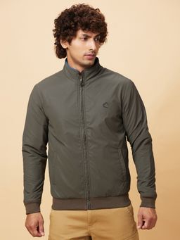 Being Human - Mens Olive Full Sleeves Jacket