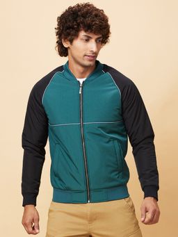 Being Human - Mens Green and Black Colorblock Jacket