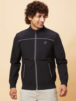 Being Human - Mens Black Solid Jacket