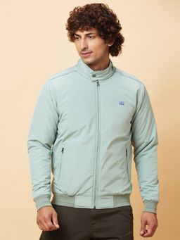 Being Human - Mens Mint Green Solid Jacket