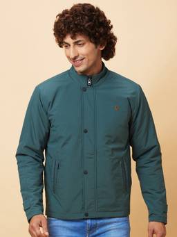 Being Human - Forest Green Regular Fit Men's Jacket by Being Human Clothing