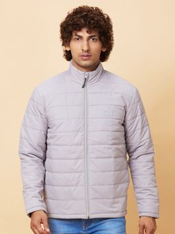 Being Human - Mens Grey Puffer Full Sleeves Jacket