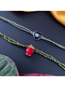 Digital Dress Room - Multicolour Rakhis (Pack of 2)