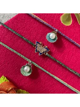 Digital Dress Room - Multicolour Rakhis (Pack of 3)