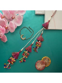 Digital Dress Room - Multicolour Rakhi with Lumba