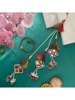 Digital Dress Room - Multicolour Rakhi with Lumba